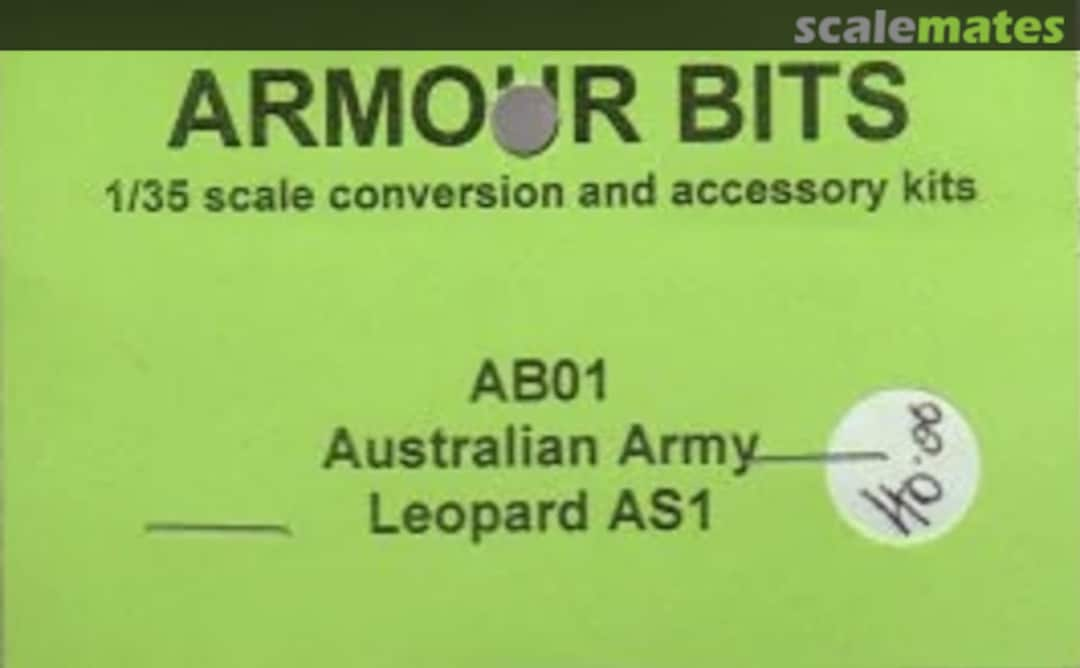 Boxart Australian Army Leopard AS1 Conversion AB01 Armour Bits