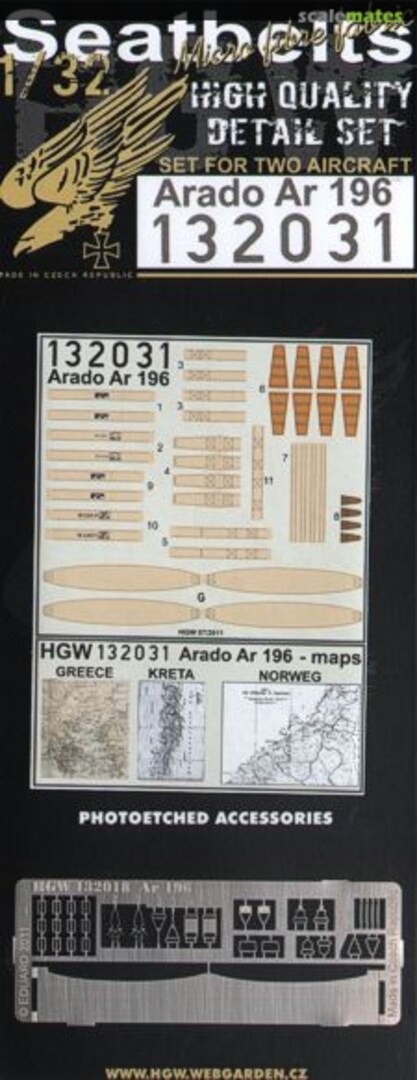 Boxart Arado Ar 196 Seatbelts 132031 HGW Models