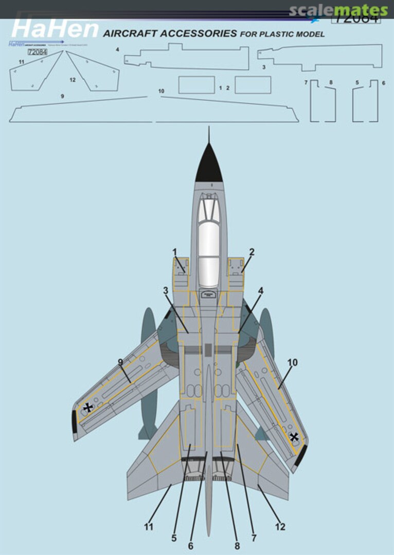 Boxart Panavia Tornado Walkways 72084 HaHen