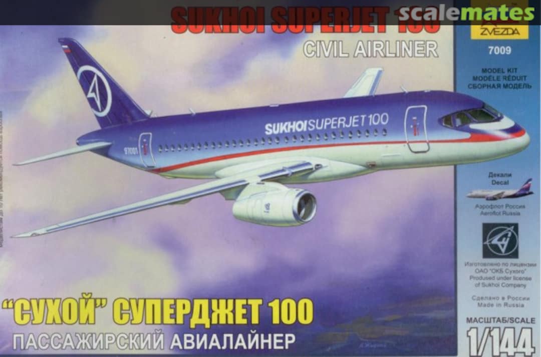 Boxart Sukhoi Superjet 100 7009 Zvezda