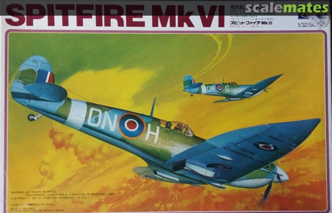 Boxart Spitfire MkVI S19 Hasegawa