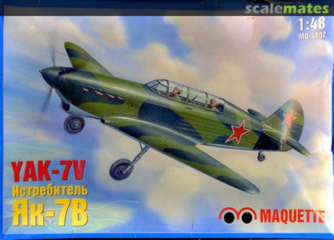 Boxart Yak-7V MQ-4802 Maquette