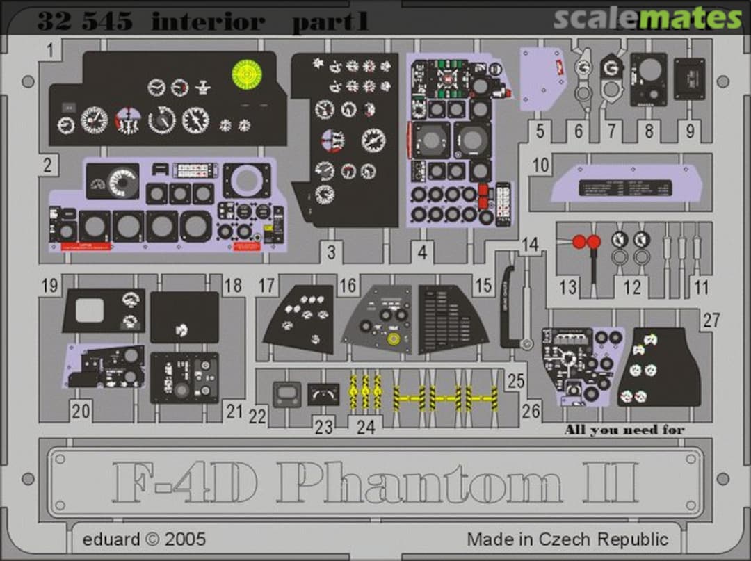 Boxart F-4D interior, part 1 32545 Eduard