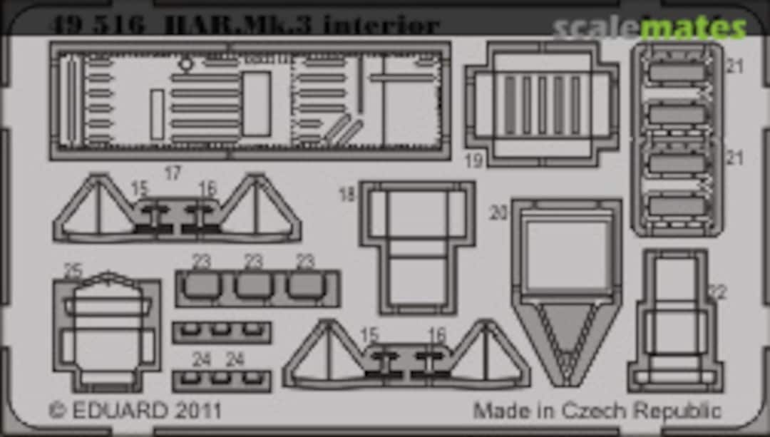 Boxart HAR. Mk.3 interior S.A. 49516 Eduard