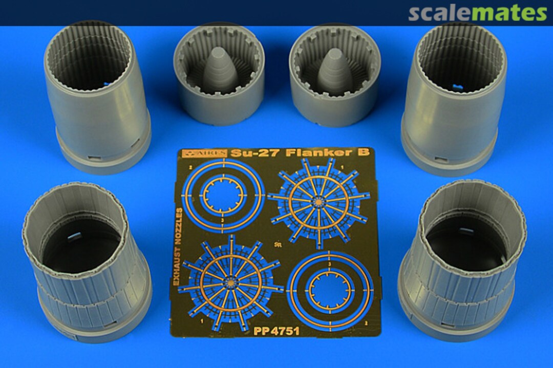 Boxart Su-27 Flanker B - Exhaust Nozzles 4751 Aires
