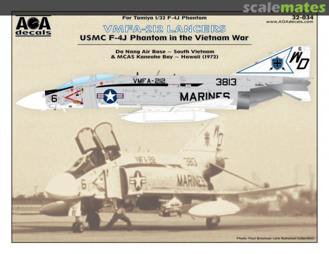 Boxart VMFA-212 Lancers 32-034 AOA decals