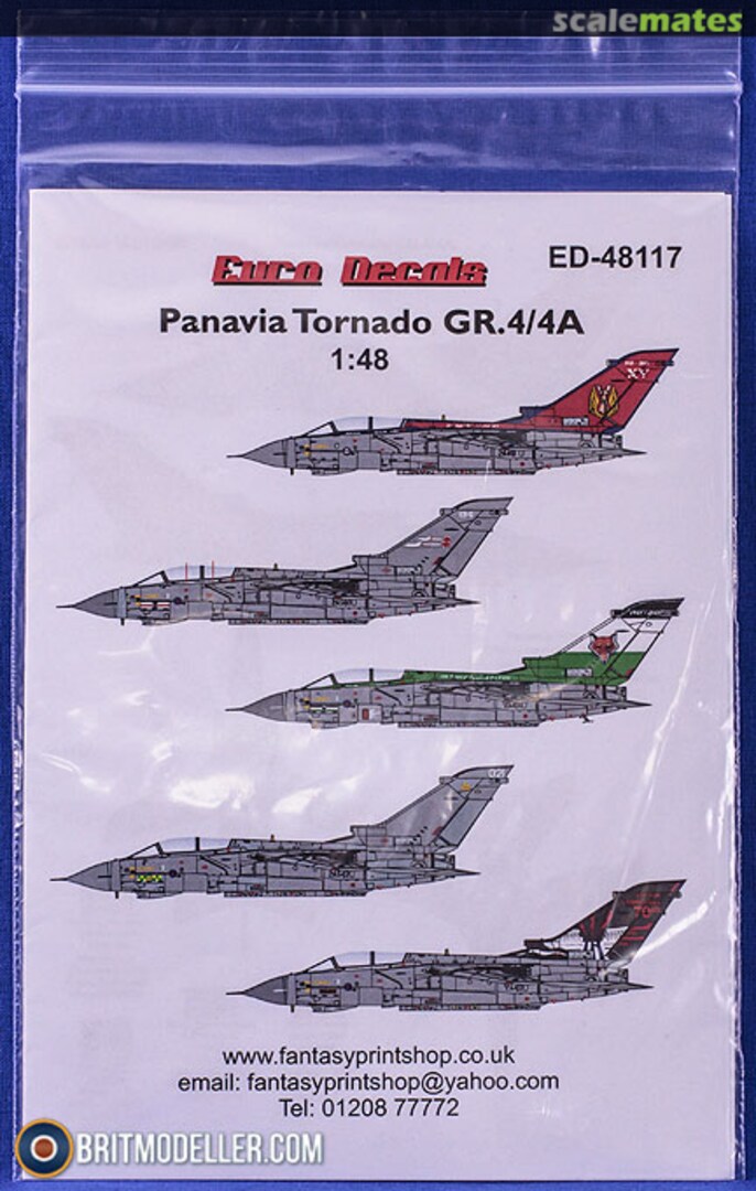 Boxart Panavia Tornado GR.4/4A ED-48117 Euro Decals