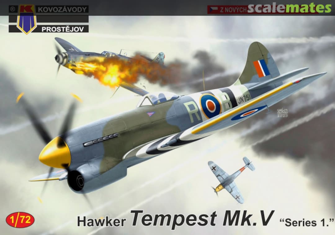 Boxart Hawker Tempest Mk.V KPM0221 Kovozávody Prostějov