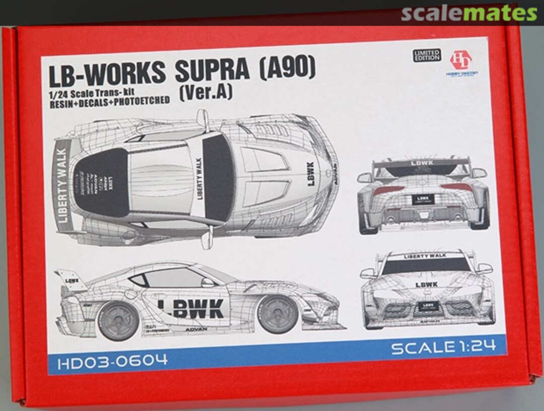 Boxart LB-Works Supra (A90)(Ver.A) Trans-Kit HD03-0604 Hobby Design