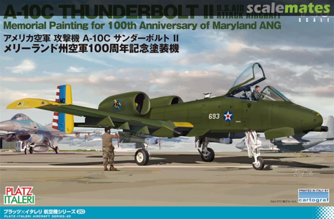 Boxart A-10C Thunderbolt II Memorial Painting for 100th Anniversary of Maryland ANG TPA-20 Platz