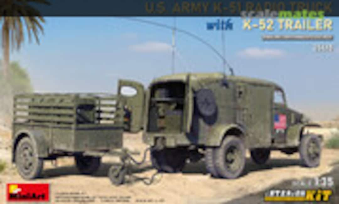 1:35 K-51 Radio Truck with K-52 Trailer (MiniArt 35418)