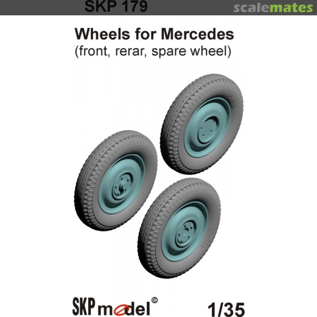 Boxart Wheels for Mercedes SKP 179 SKP model