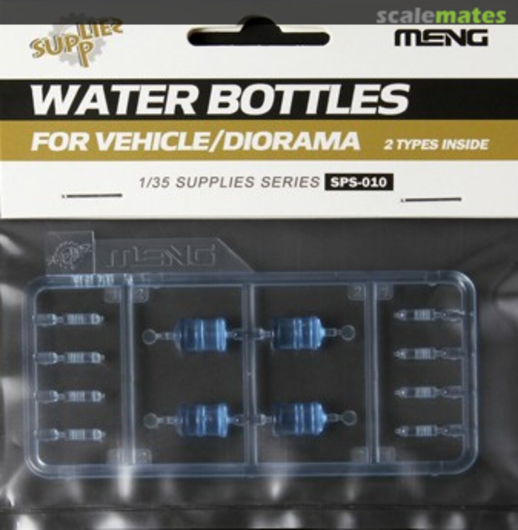 Boxart Water Bottles for Vehicle/Diorama SPS-010 Meng Model