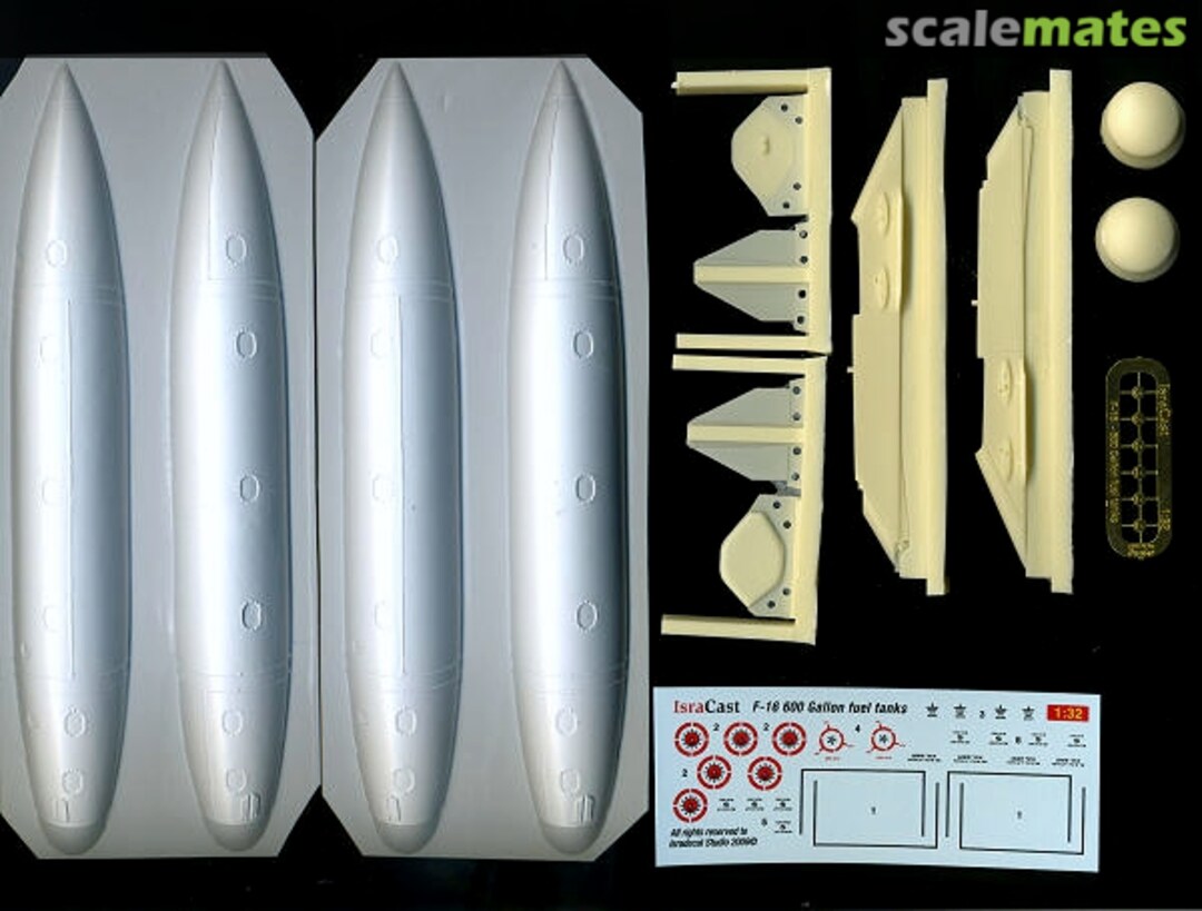 Boxart F-16 Falcon 600 Gallon Fuel Tanks 32015 IsraCast