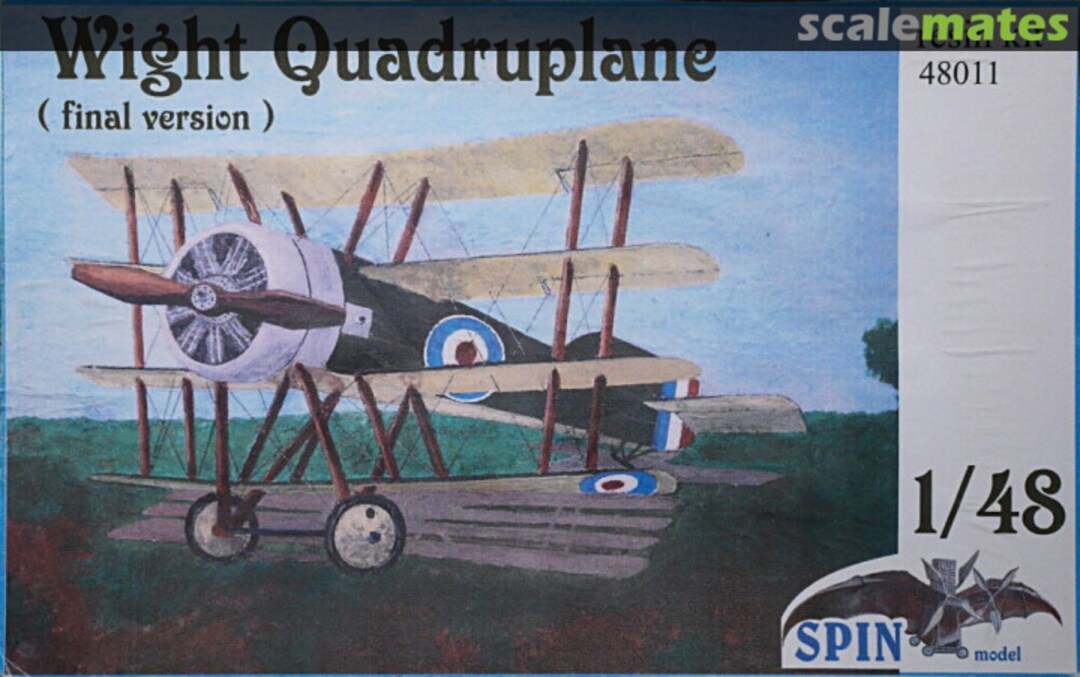 Boxart Wight Quadruplane 48011 SPIN model