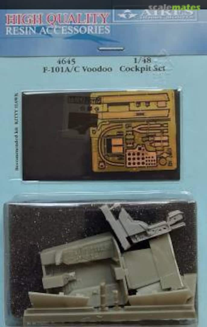 Boxart F-101A/C Voodoo cockpit set 4645 Aires