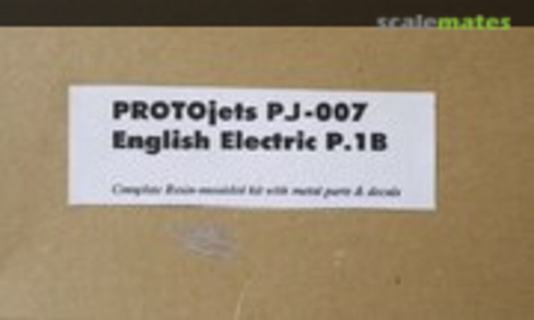 1:72 English Electric P.1B (PROTOjets PJ-007)