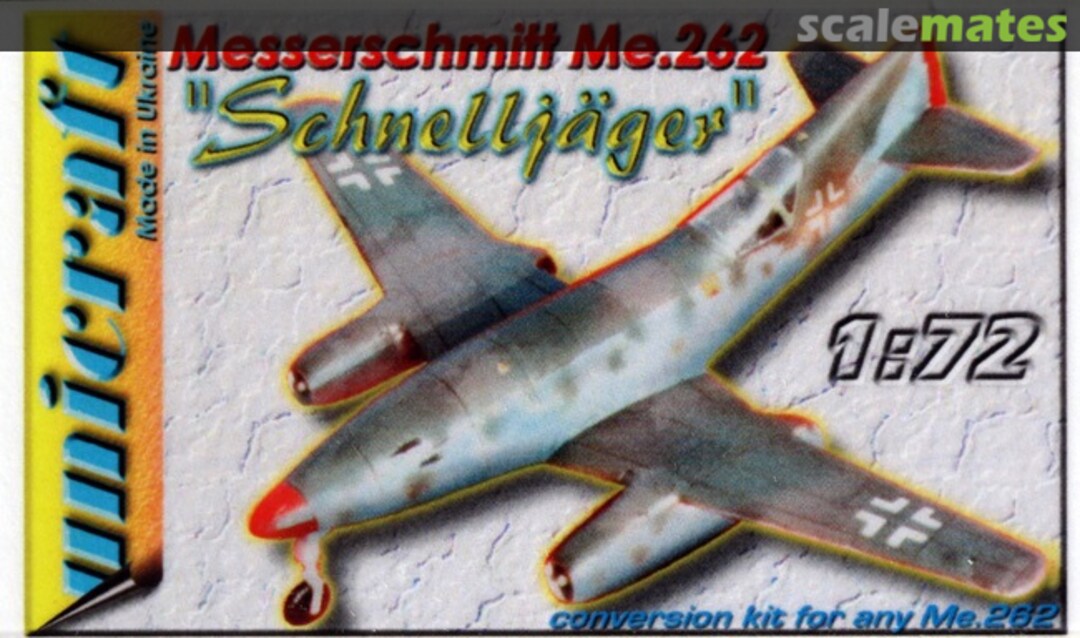 Boxart Me.262 Schnelljäger (HG.IV)  Unicraft Models