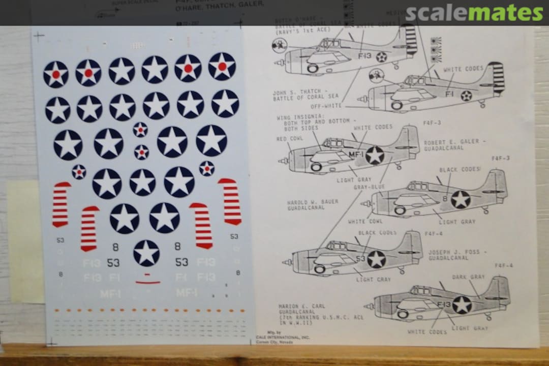 Boxart F-4F USMC Aces 72-287 Microscale