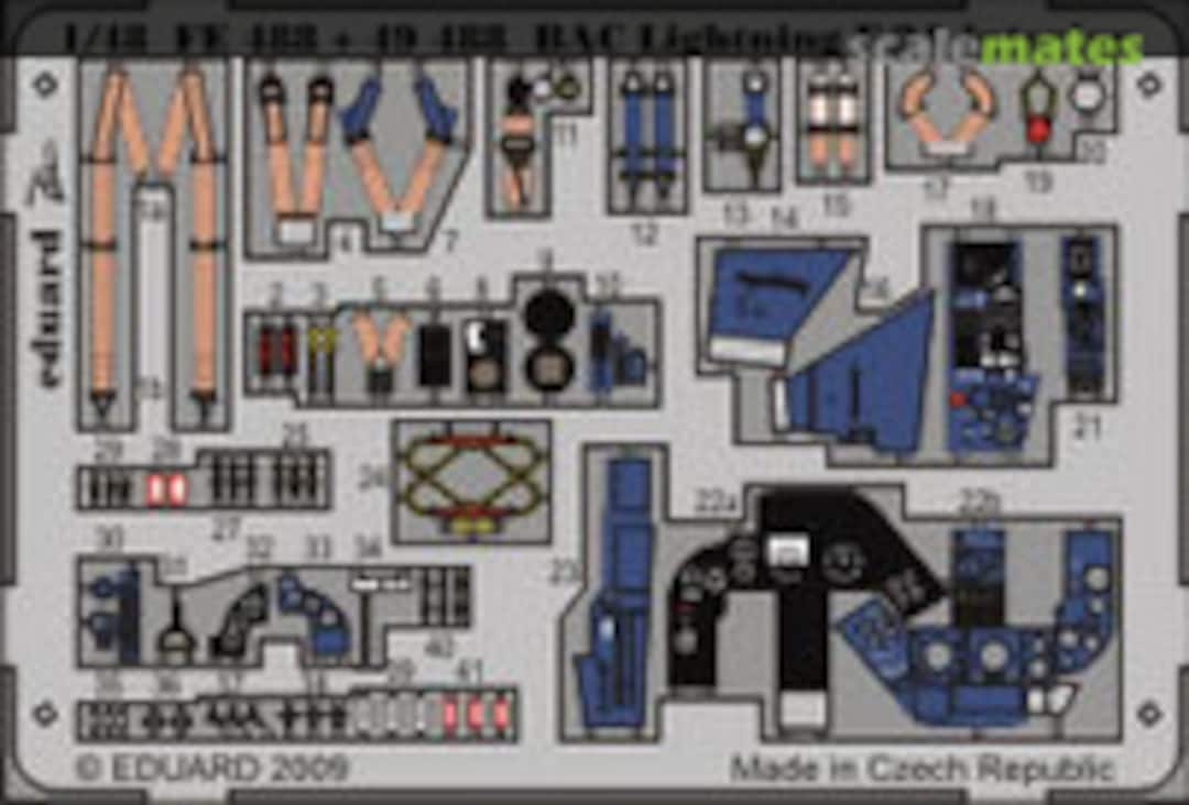 Boxart BAC Lightning F.2A interior S.A. FE488 Eduard