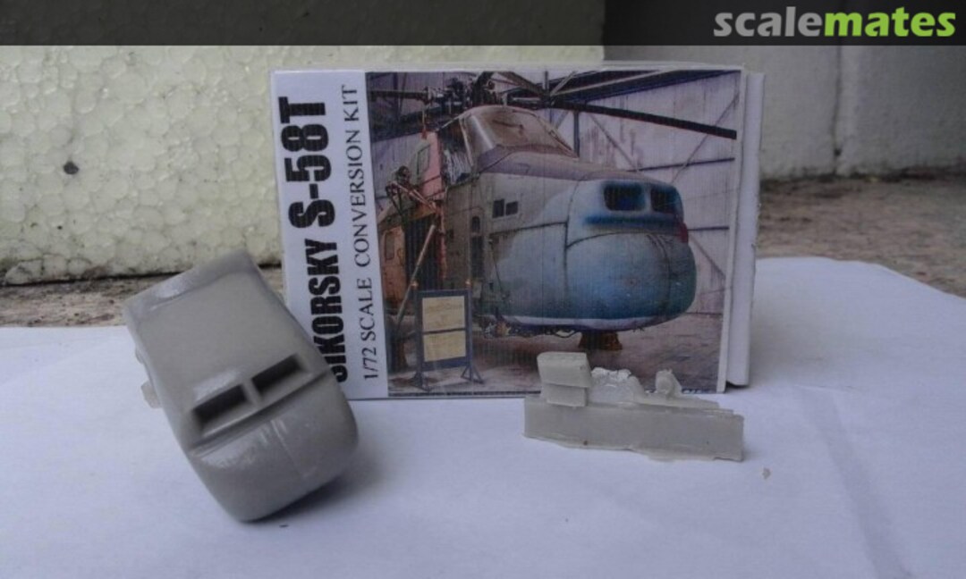 Boxart Sikorsky S-58T Conversion Kit Unknown Siam Scale