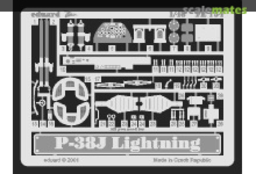 Boxart P-38J Lightning FE154 Eduard