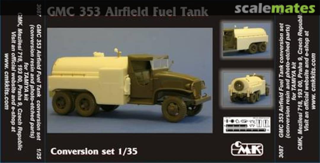 Boxart GMC 353 Airfield Fuel Tank conversion set 3087 CMK