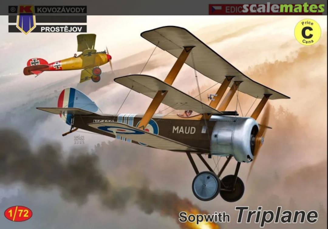 Boxart Soptwith Triplane KPM0493 Kovozávody Prostějov