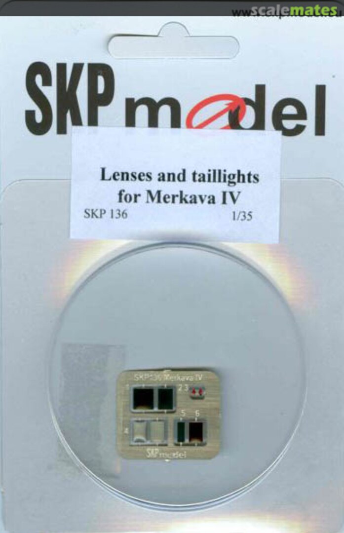 Boxart Merkava IV Lenses and tailights SKP 136 SKP model