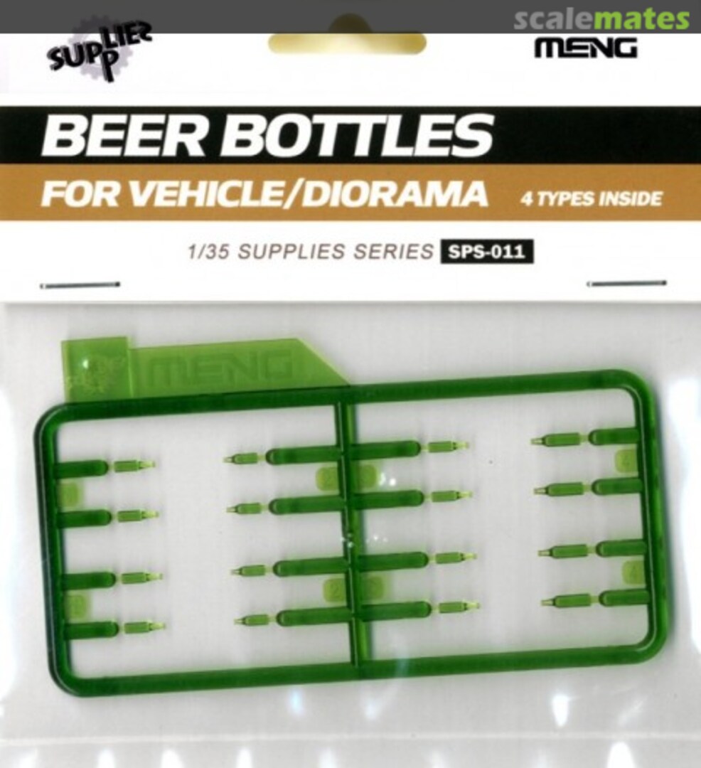 Boxart Beer Bottles for Vehicle/Diorama SPS-011 Meng Model