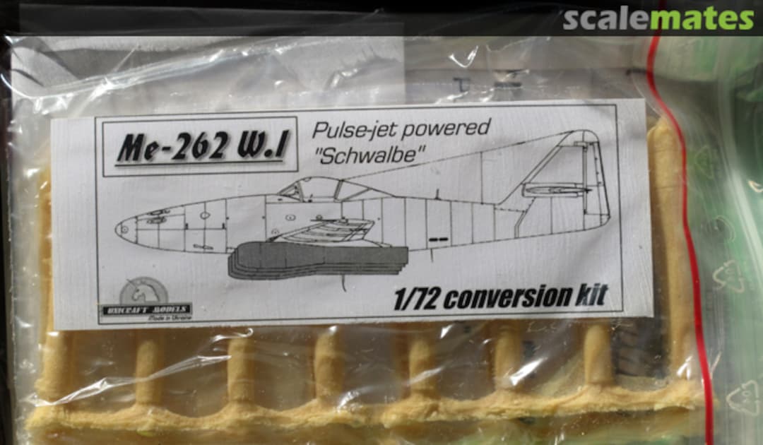 Boxart Messerschmitt Me-262 W.1  Unicraft Models