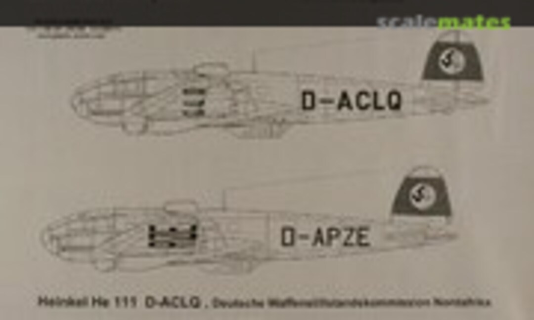 1:72 Heinkel He 111 (Classic Plane )