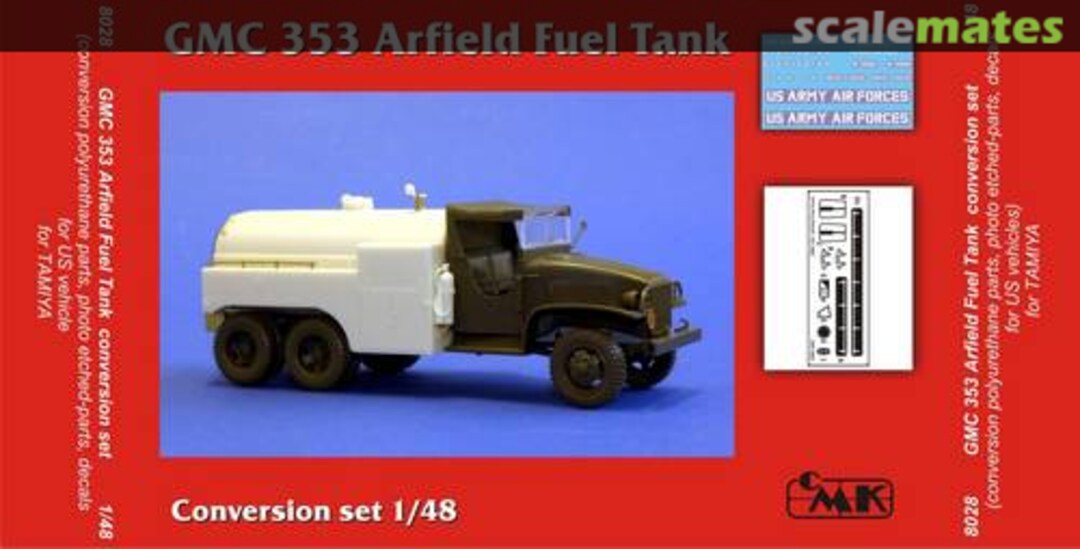 Boxart GMC 353 Airfield fuel tank conversion set 8028 CMK