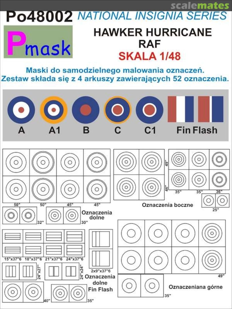 Boxart Hawker Hurricane RAF PO48002 Pmask