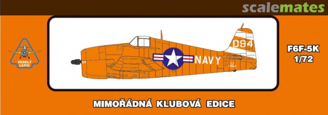 Boxart F6F-5K VL-72002 Veselý Lepič