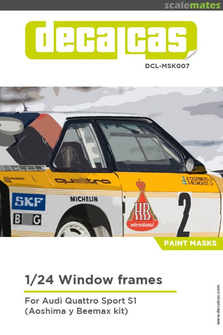 Boxart For Audi Quattro Sport S1 DCL-MSK007 Decalcas