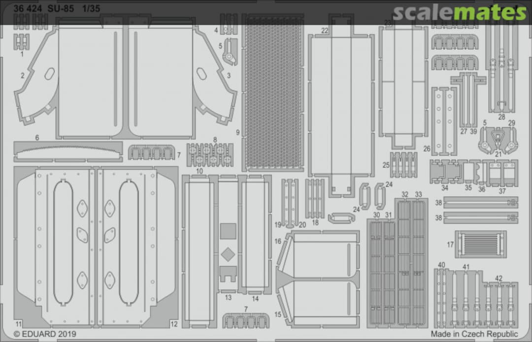 Boxart SU-85 36424 Eduard