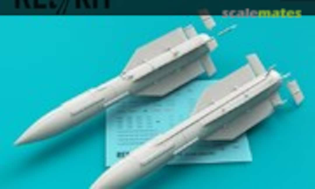 1:48 R-33 missiles for MiG-31 (4 pcs) (ResKit RS48-0143)