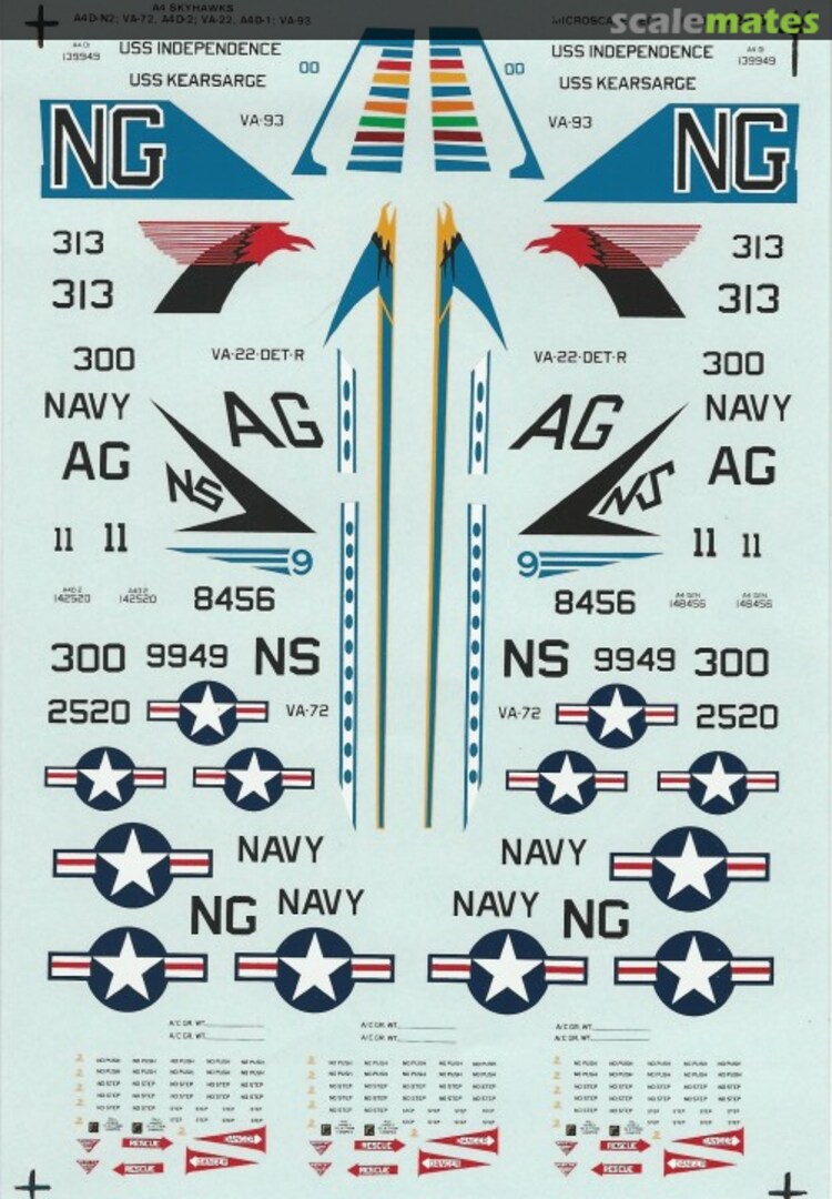 Boxart A-4B & C Skyhawks 72-531 SuperScale International