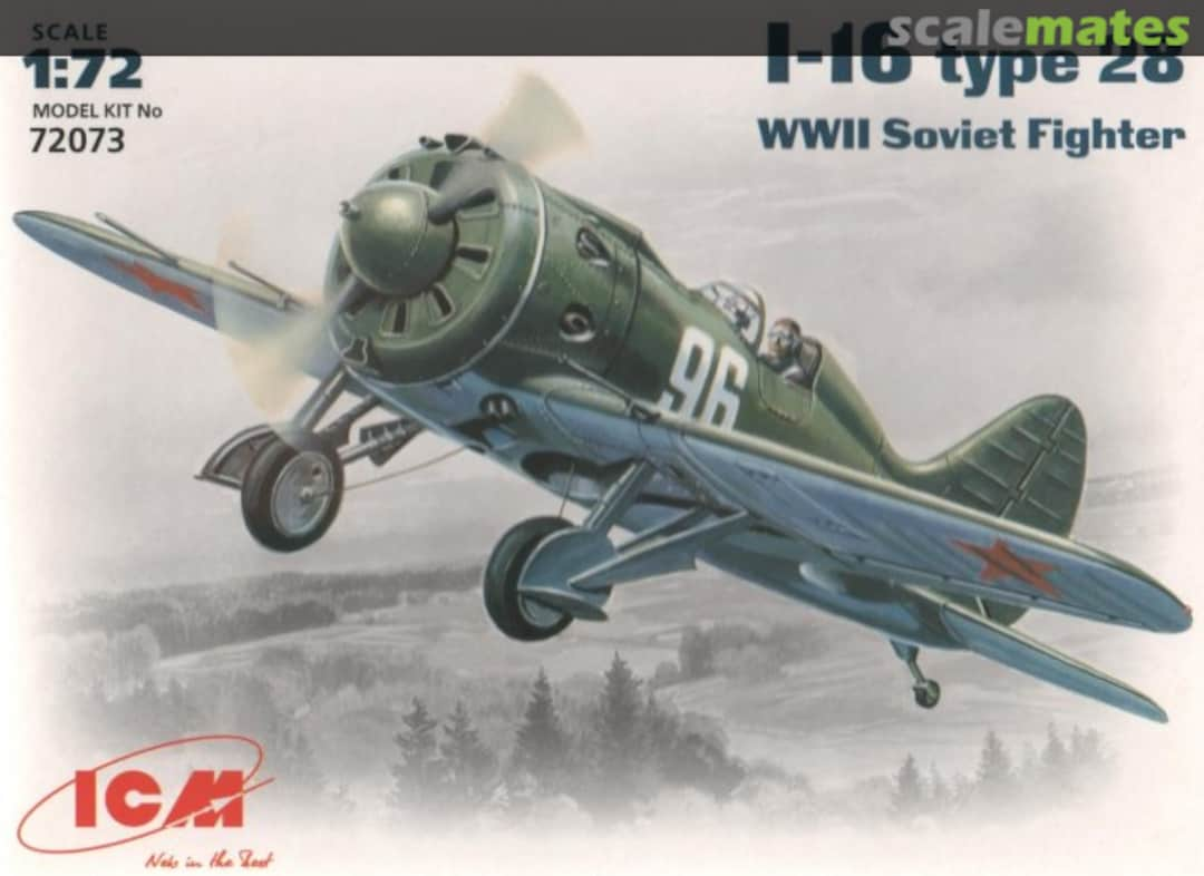 Boxart I-16 Type 28 72073 ICM