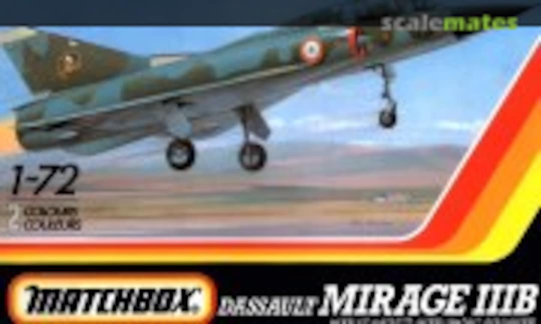 1:72 Dassault Mirage IIIB (Matchbox PK-44)