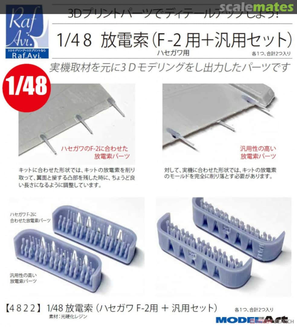 Boxart Static Dischargers for Mitsubishi F-2 4822 Raf Avi.