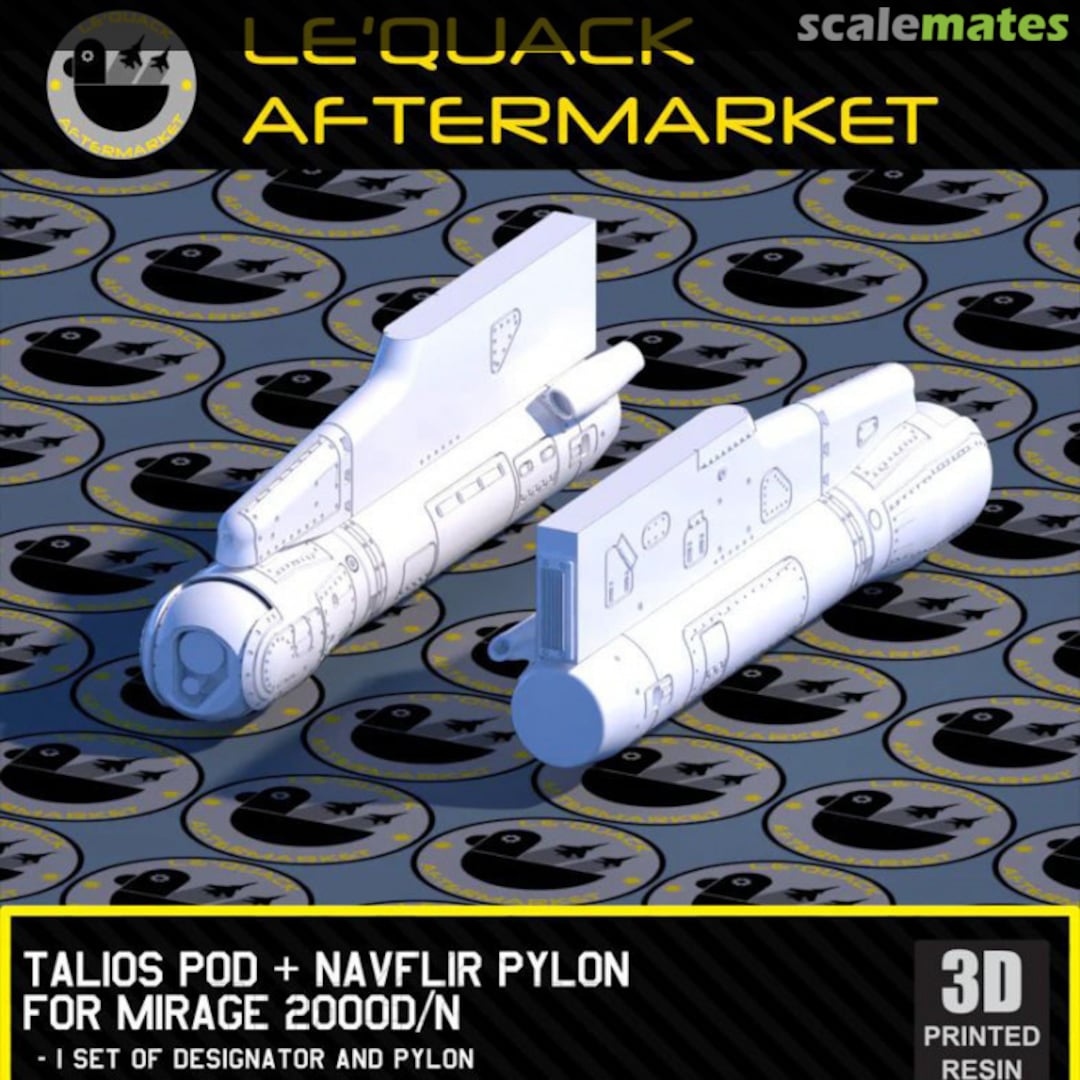 Boxart Mirage 2000D/N Talios pod + NAVFLIR pylon LTP-048007 Le'Quack Aftermarket