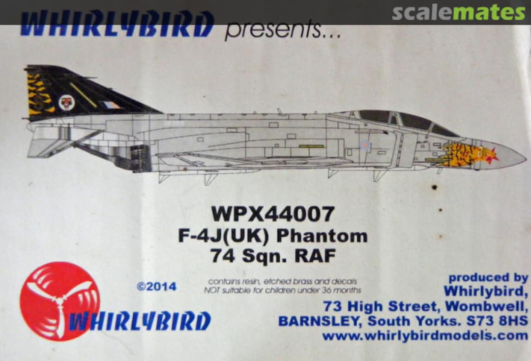 Boxart F-4J (UK) Phantom WPX44006 Whirlykits