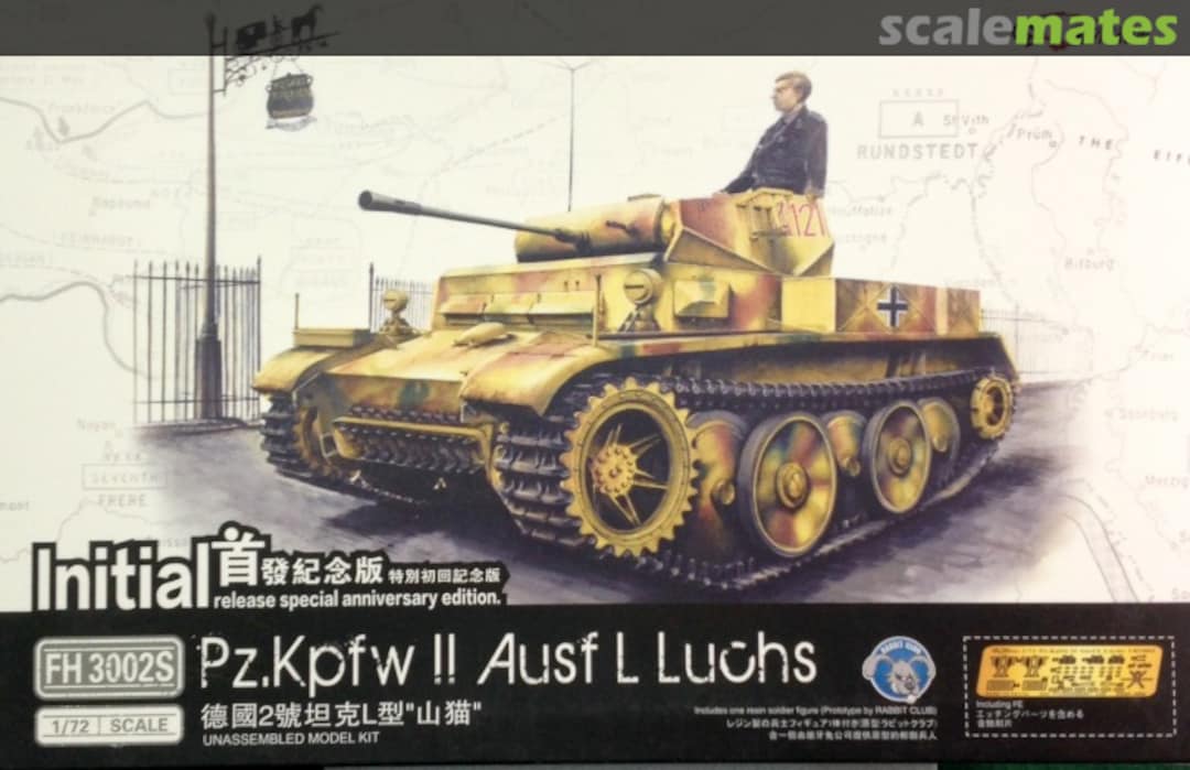 Boxart Pz.Kpfw. II Ausf. L Luchs FH 3002S FlyHawk Model