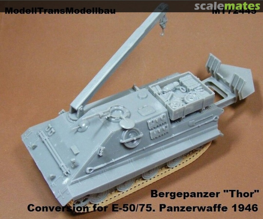 Boxart Bergepanzer Thor E-50 / E-75, Modelltrans, 72445 MT72445 Modell Trans Modellbau