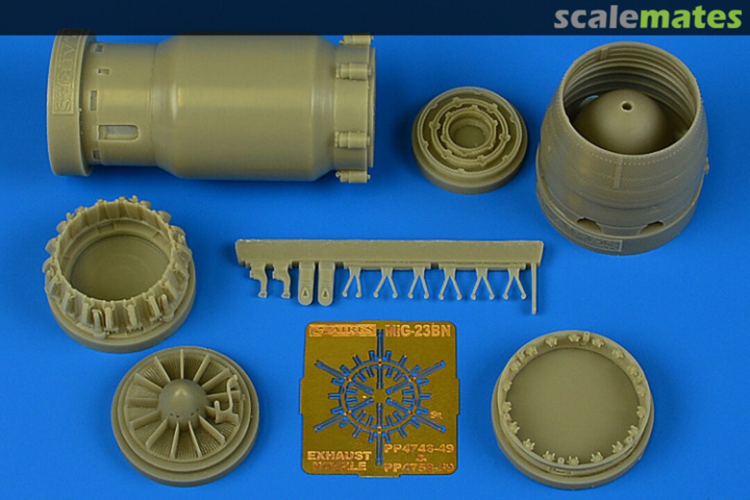 Boxart MiG-23BN early exhaust nozzle - opened 4758 Aires