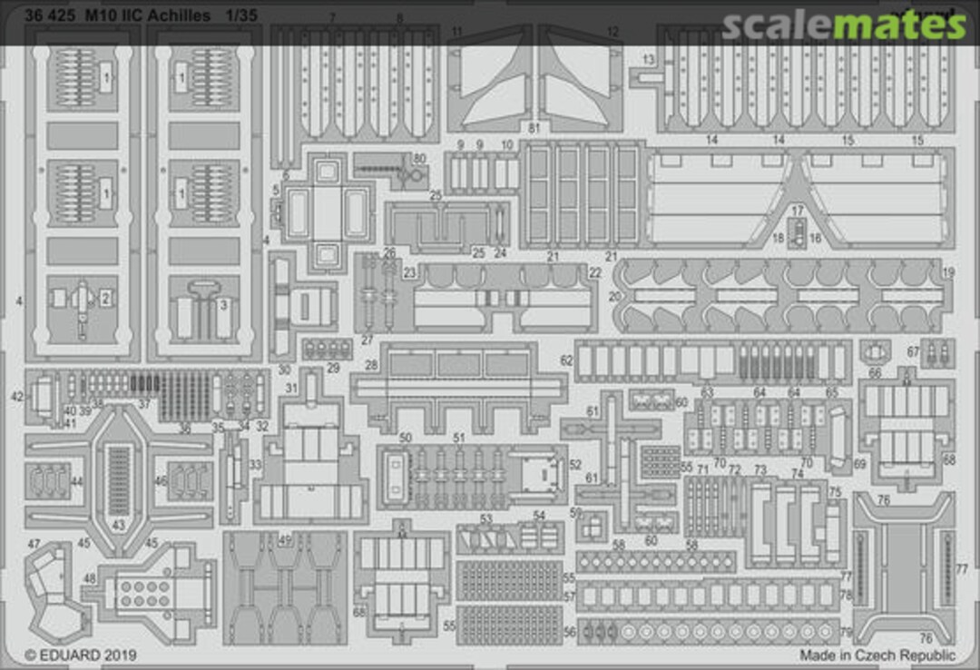 Boxart M10 IIC Achilles 36425 Eduard