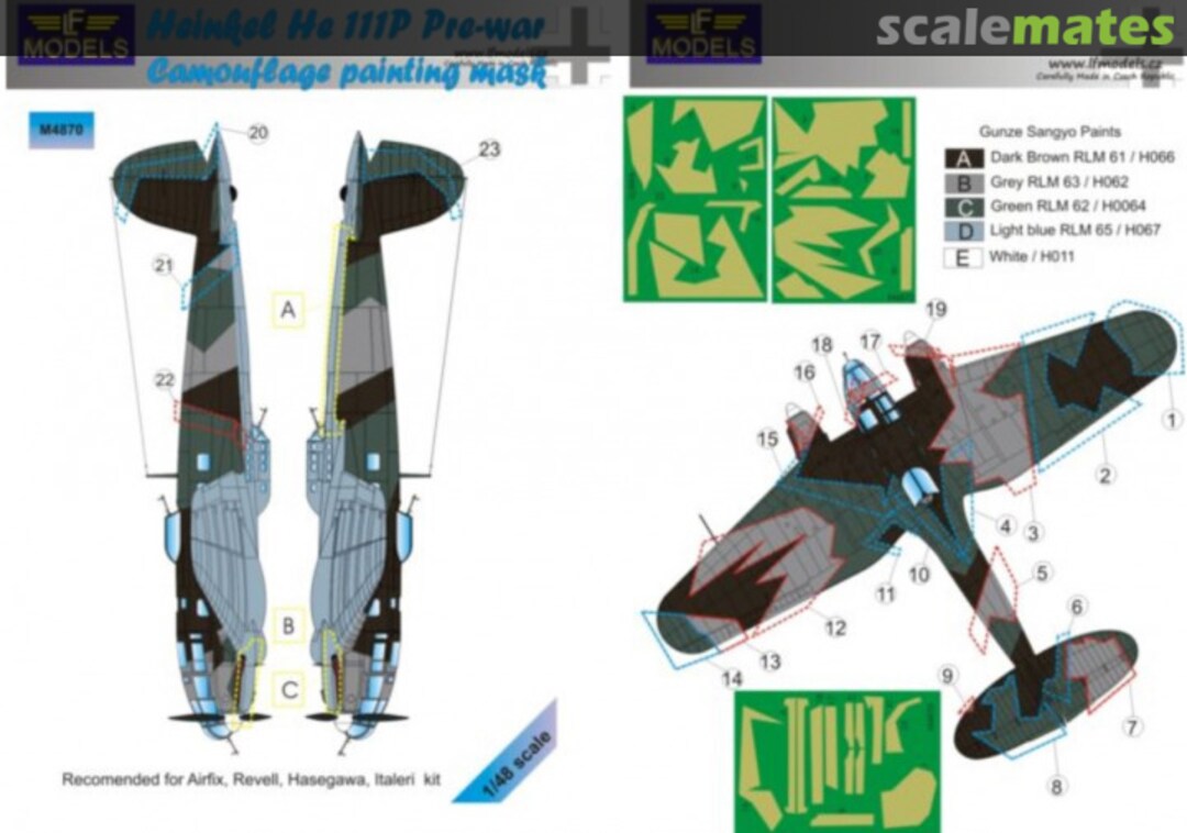 Boxart Heinkel He 111P M4870 LF Models