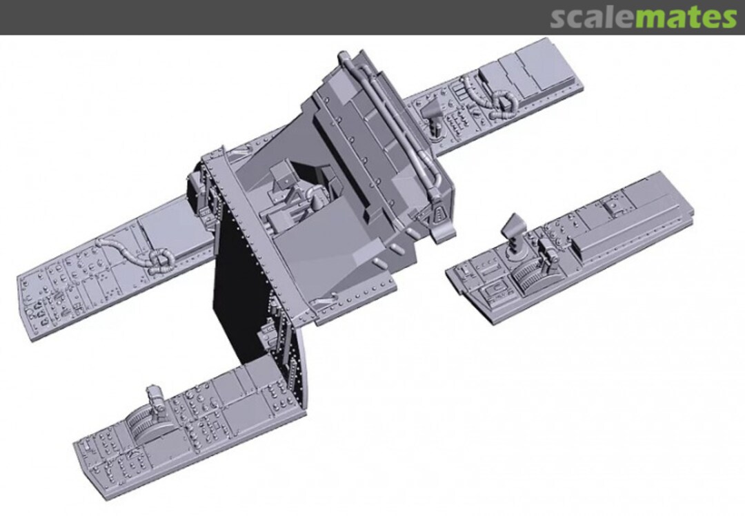 Boxart F-15E Cockpit upgrade set for Tamiya 32018 Kopecky Scale Models